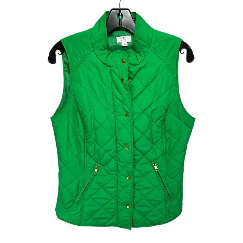 men's puffer vests-Vest Puffer & Quilted By Crown And Ivy In Green, Size: S