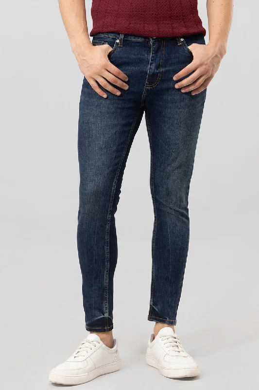 men's denim jeans-Ryder Blue Skinny Jeans