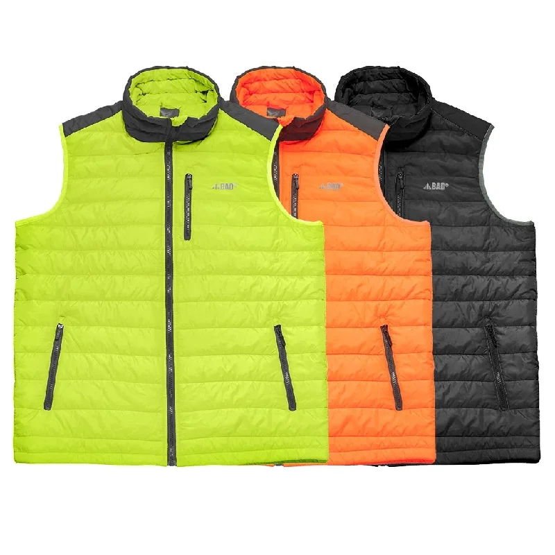 men's quick-dry vests-BAD® HI-VIS DOWN PUFFER VEST