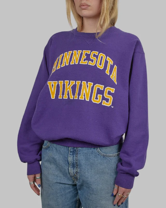 men's durable sweatshirts-(M) 90s Minnesota Vikings