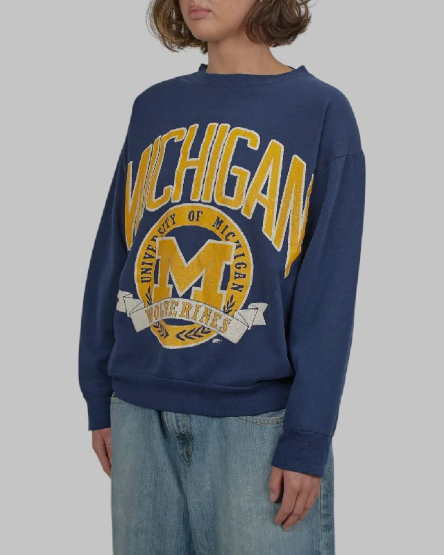 men's all-season sweatshirts-(S/M) 90s University of Michigan Wolverines