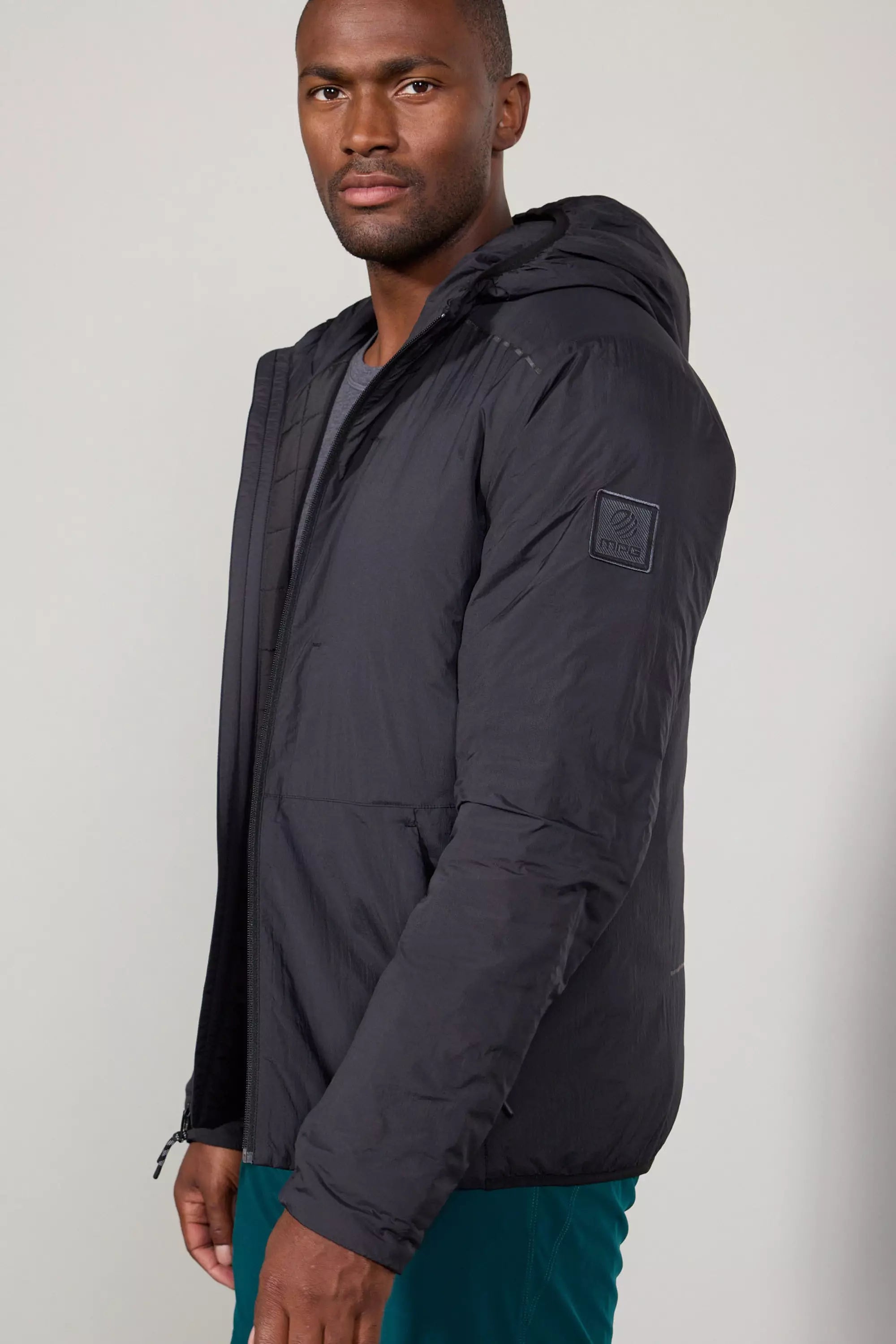 men's all-season jackets-Insulated Tech Jacket - Black