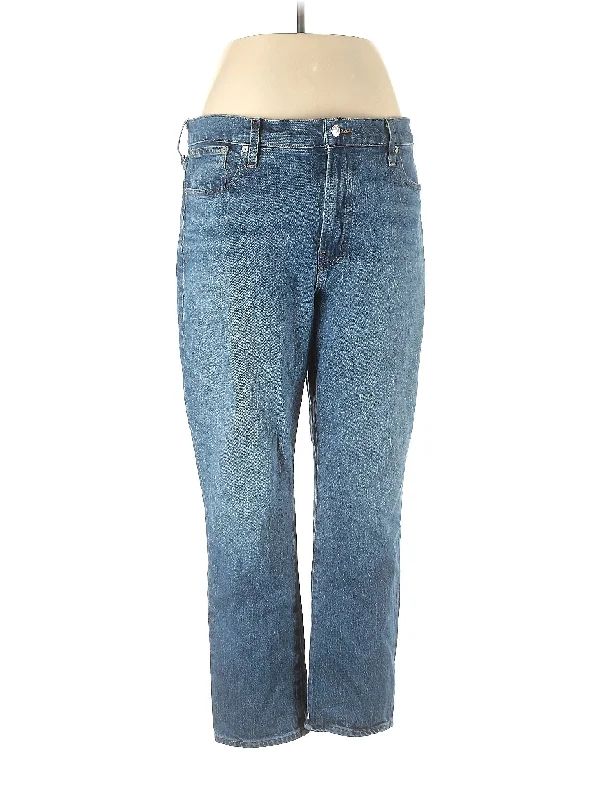 men's lounge pants-Straight-leg Jeans in Medium Wash