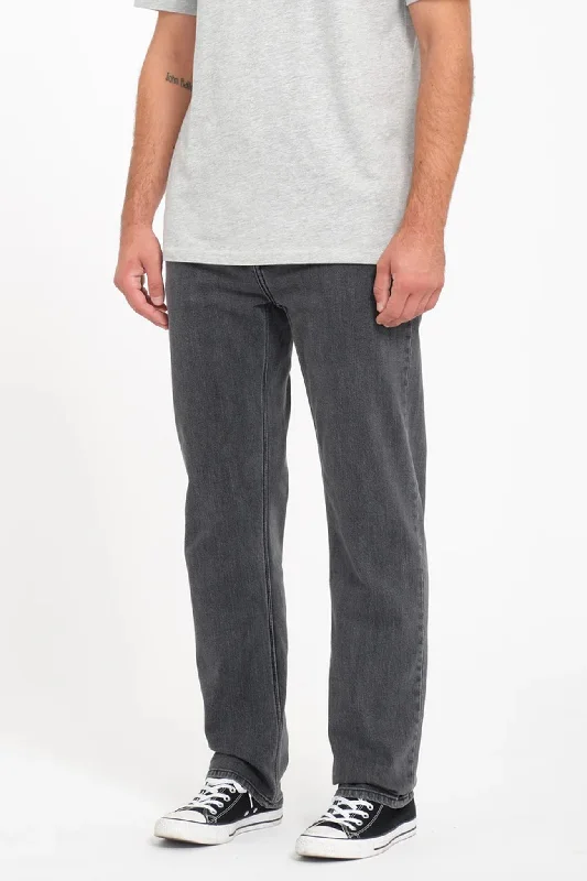 men's travel pants-Solver Modern Fit Jean Neutral Grey