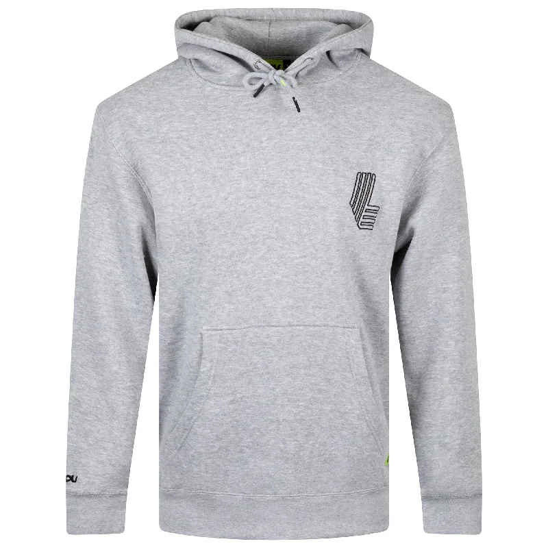 men's performance sweatshirts-LIV Golf | Men's Hoodie - Grey