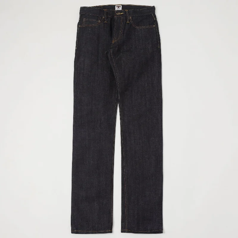 men's travel pants-Tellason Ladbroke Grove 14.75oz Slim Tapered Jean - Cone Mills