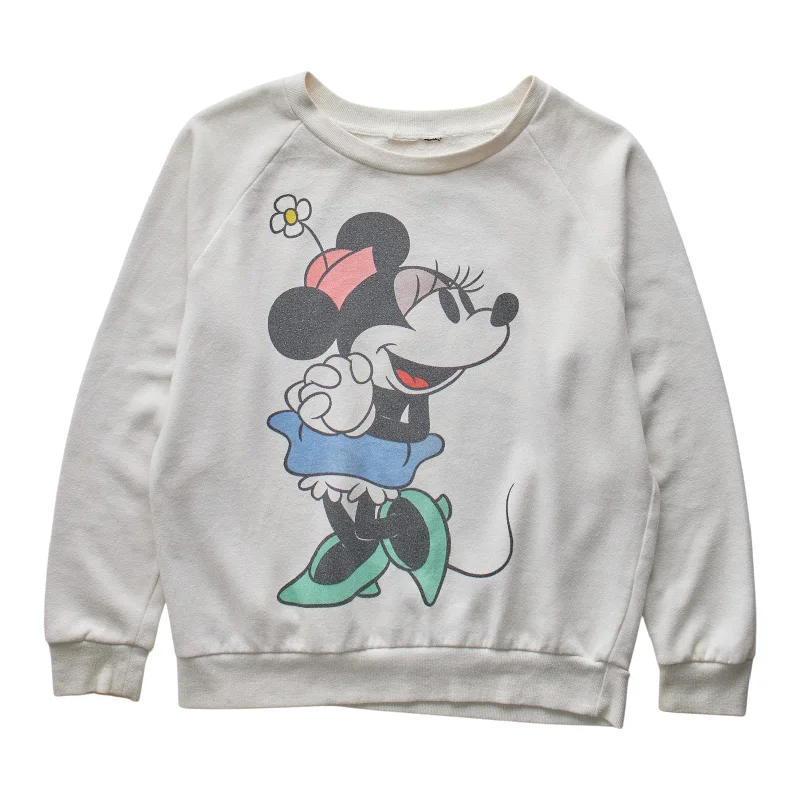 men's travel sweatshirts-(S) 90s Minnie Mouse