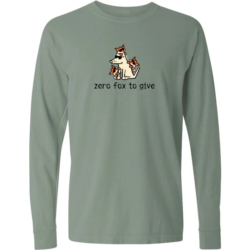 men's party t-shirts-Zero Fox To Give - Long-Sleeve T-Shirt Classic