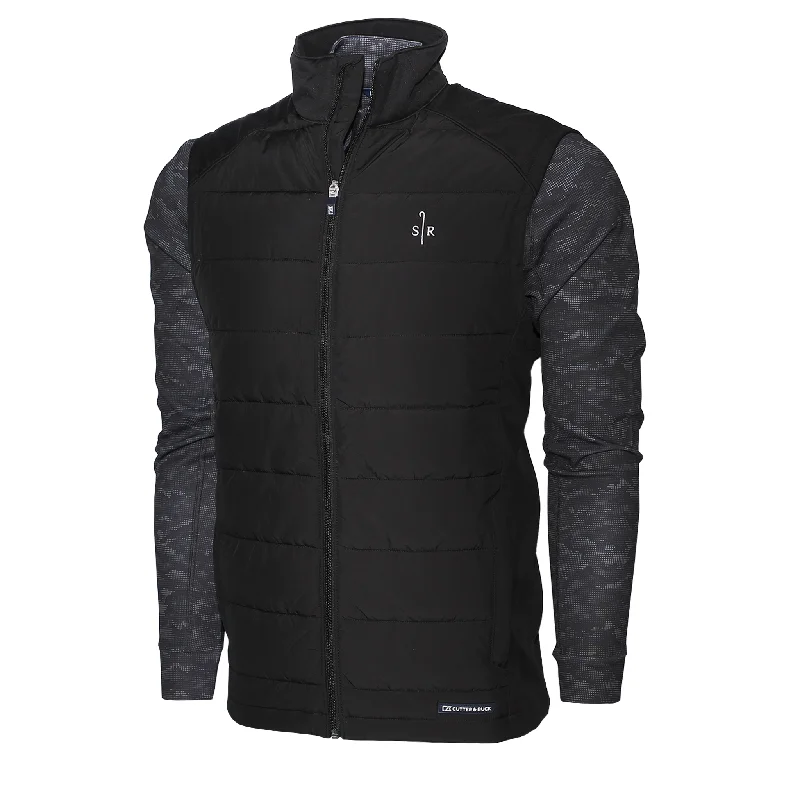 men's gym vests-Evoke Full Zip Vest - Sheep Ranch