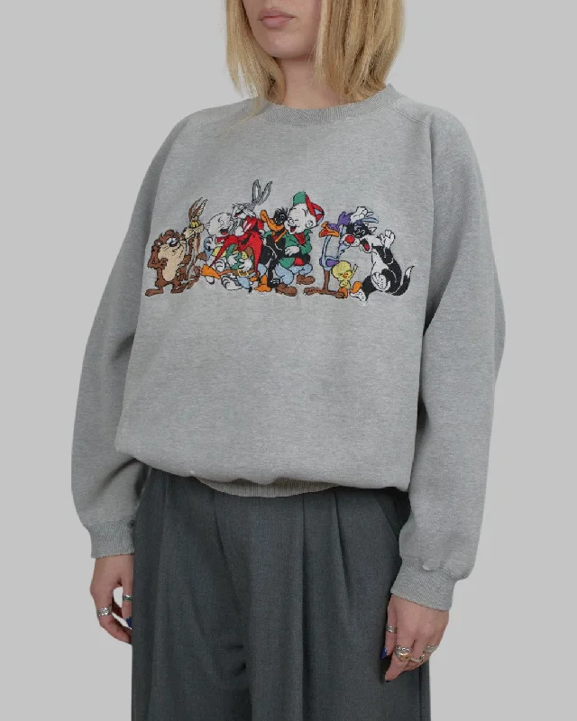 men's bold sweatshirts-(M) 90s Looney Tunes