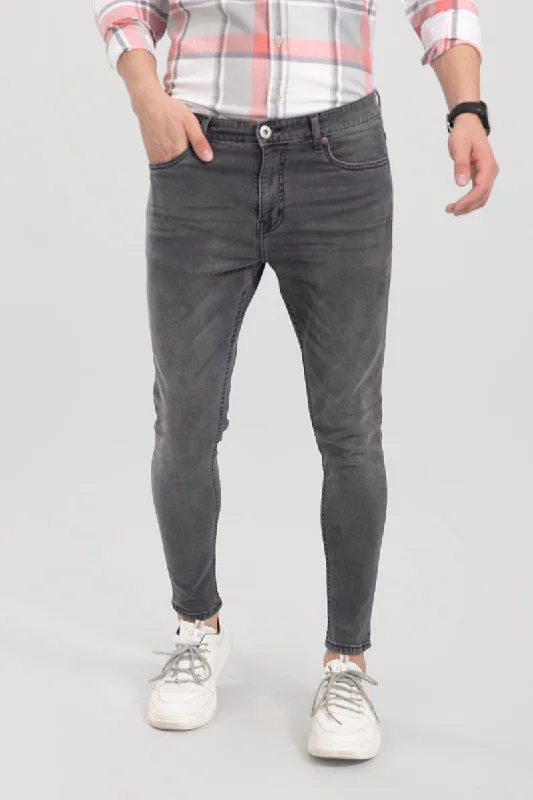 men's budget pants-Tone Grey Skinny Jeans