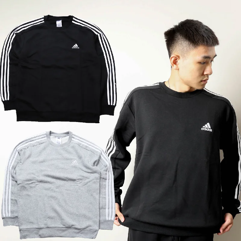 men's sustainable sweatshirts-Adidas Essentials Fleece Sweatshirt [IB4027]