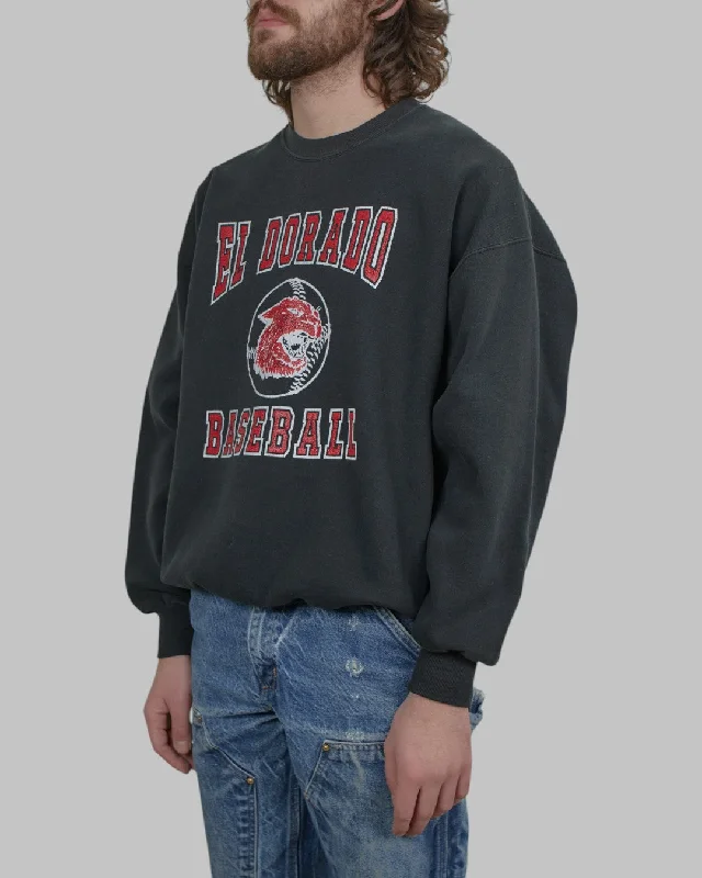 men's comfortable fit sweatshirts-(L/XL) 90s El Dorado Baseball