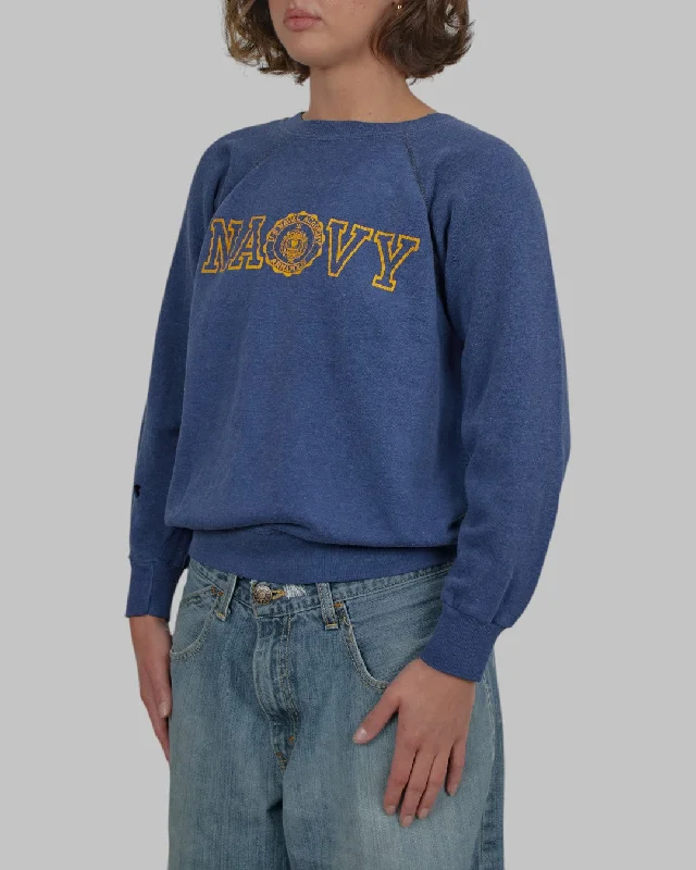 men's fishing sweatshirts-(XS/S) 70s Navy