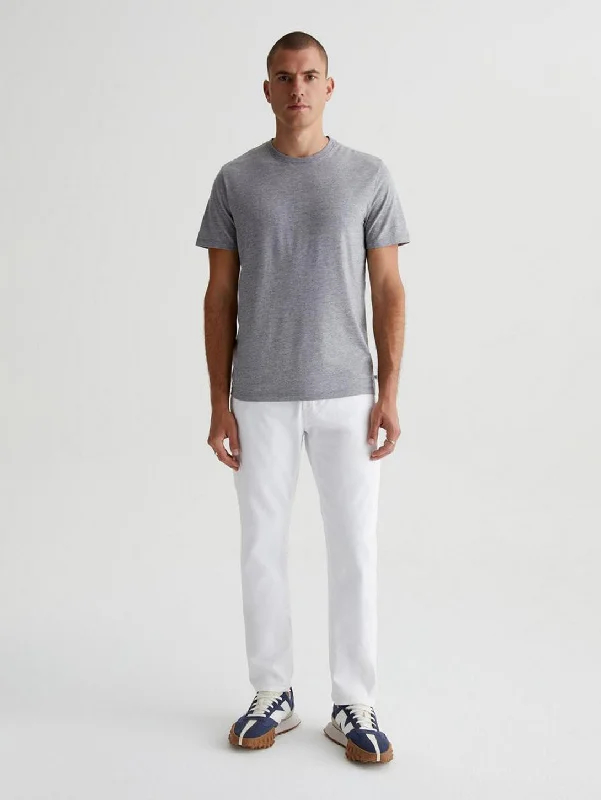 men's affordable trousers-Tellis Modern Slim Jean - White