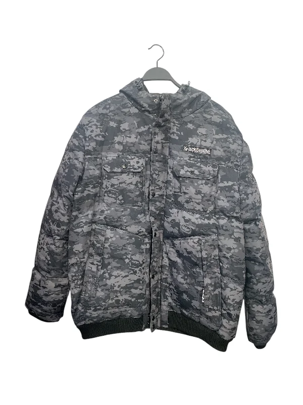 men's reflective coats-ECKO UNLTD/Coat/XL/Nylon/MLT/Camouflage/