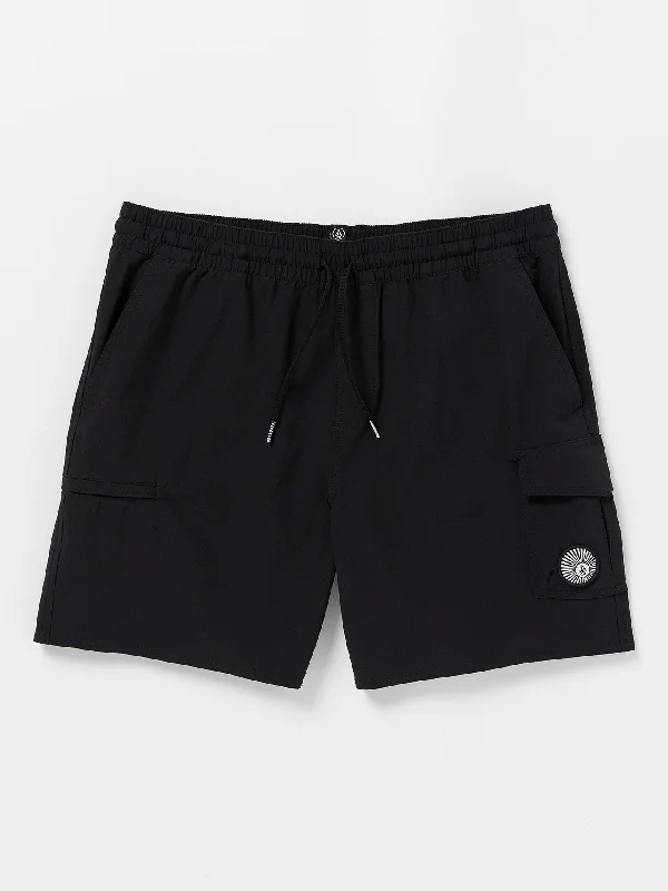 men's bold shorts-Truly Liberator Trunks - Black