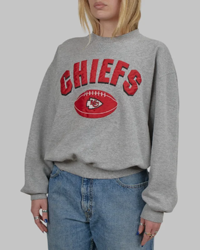 men's budget sweatshirts-(M) 90s Kansas City Chiefs