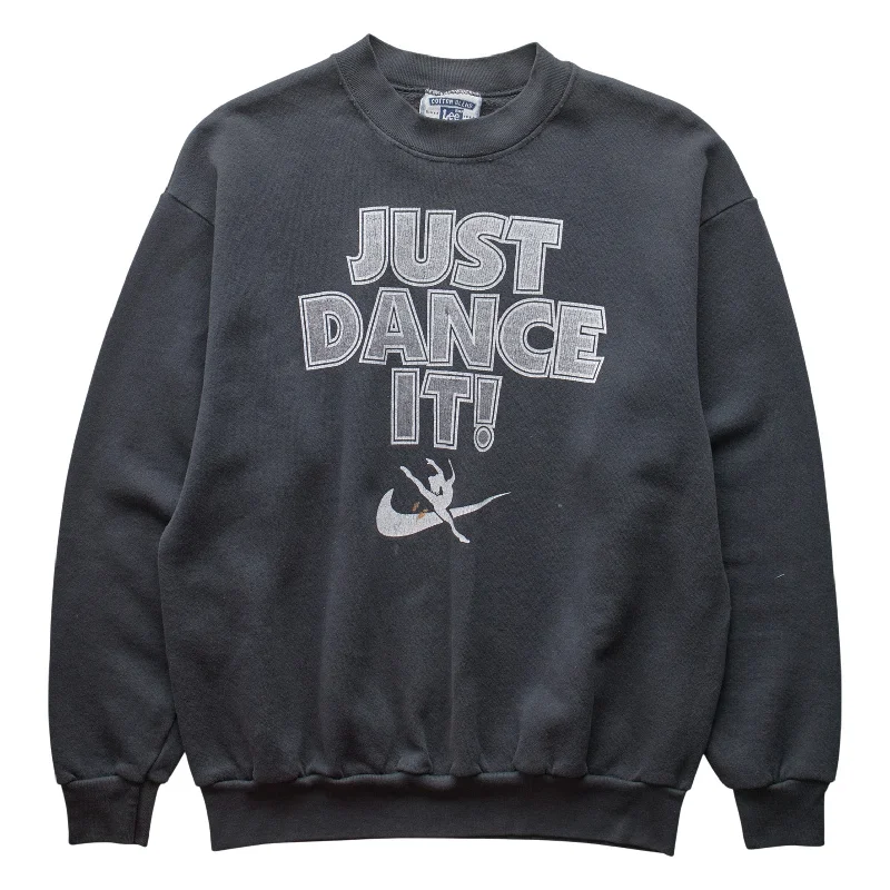 men's running sweatshirts-(M) 90s Just Dance It