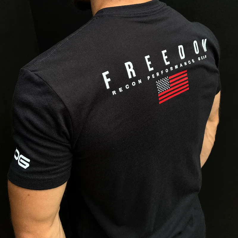 men's travel t-shirts-MEN'S RPG "FREEDOM 22" GRAPHIC TEE