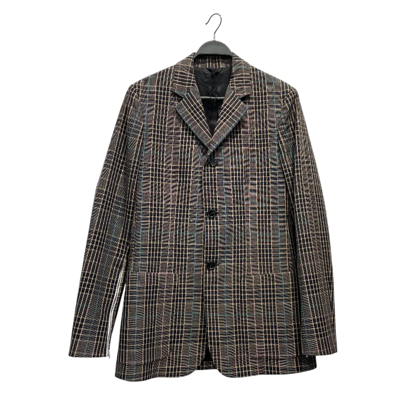 men's adventure coats-RAF SIMONS/Trench Coat/50/Cotton/BRD/Plaid/