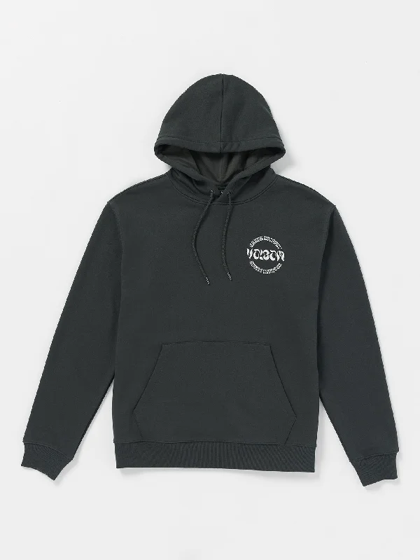 men's vacation hoodies-Terry Stoned Hoodie - Stealth