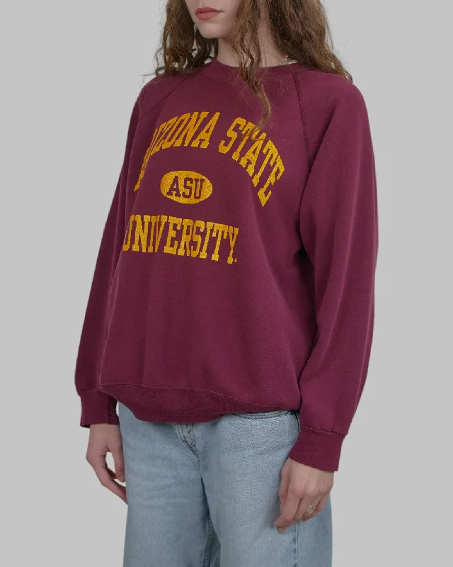 men's logo sweatshirts-(S) 80s Arizona State Sun Devils