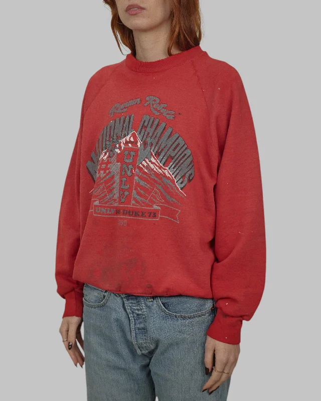 men's stylish sweatshirts-(M) 90s UNLV National Champs