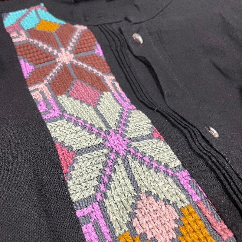 BLACK - PASTEL EMBROIDERY