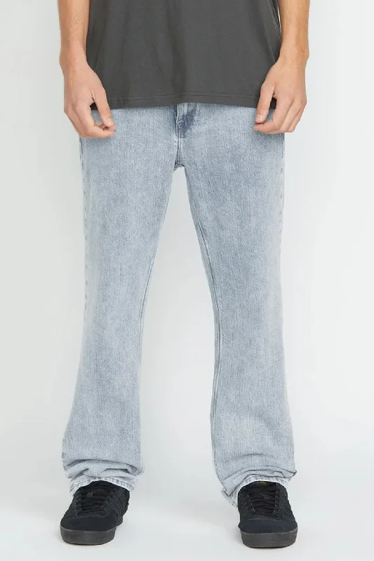 men's flat front pants-Solver Modern Fit Jean Carolina Blue