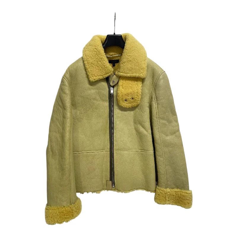 men's practical coats-YEEZY/Coat/M/Cotton/IVR/SHERPA LINED COLLAR