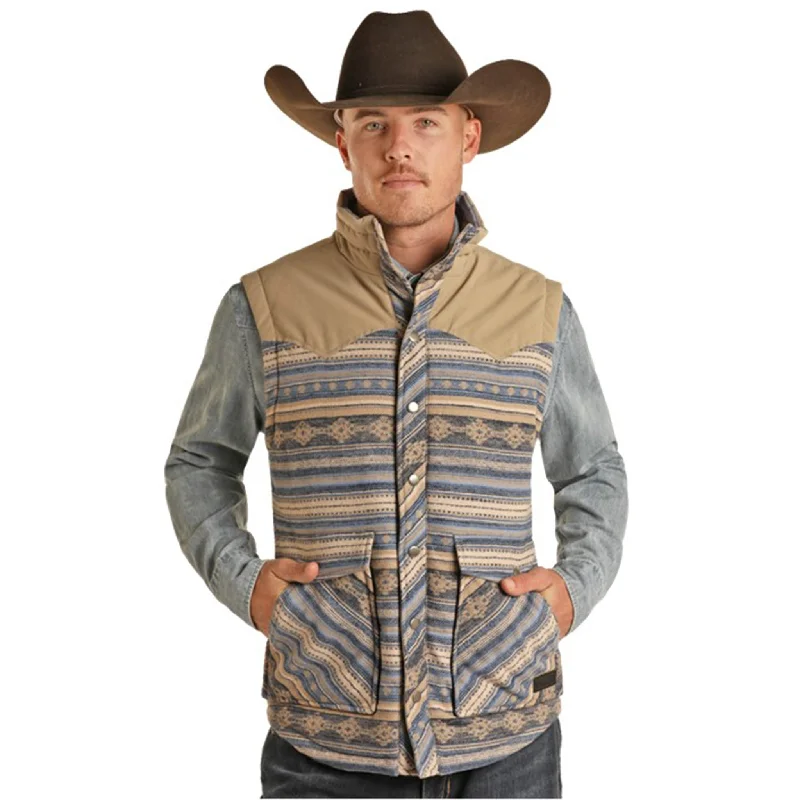 men's water-resistant vests-Rock & Roll Men's '46 Aztec Vest