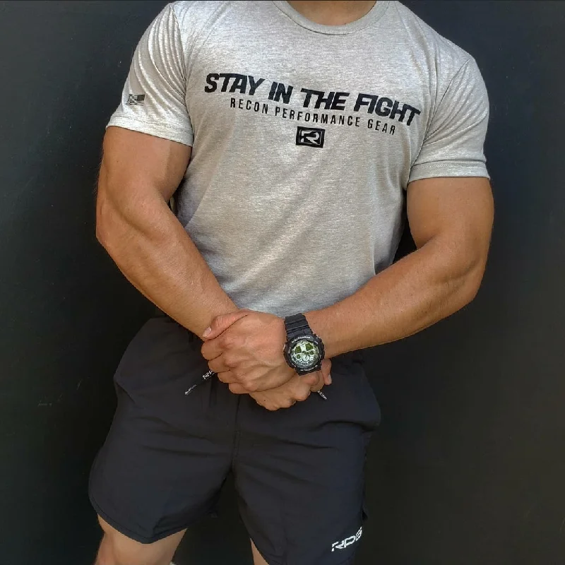 men's classic t-shirts-RECON PERFORMANCE "STAY IN THE FIGHT" MEN'S TEE