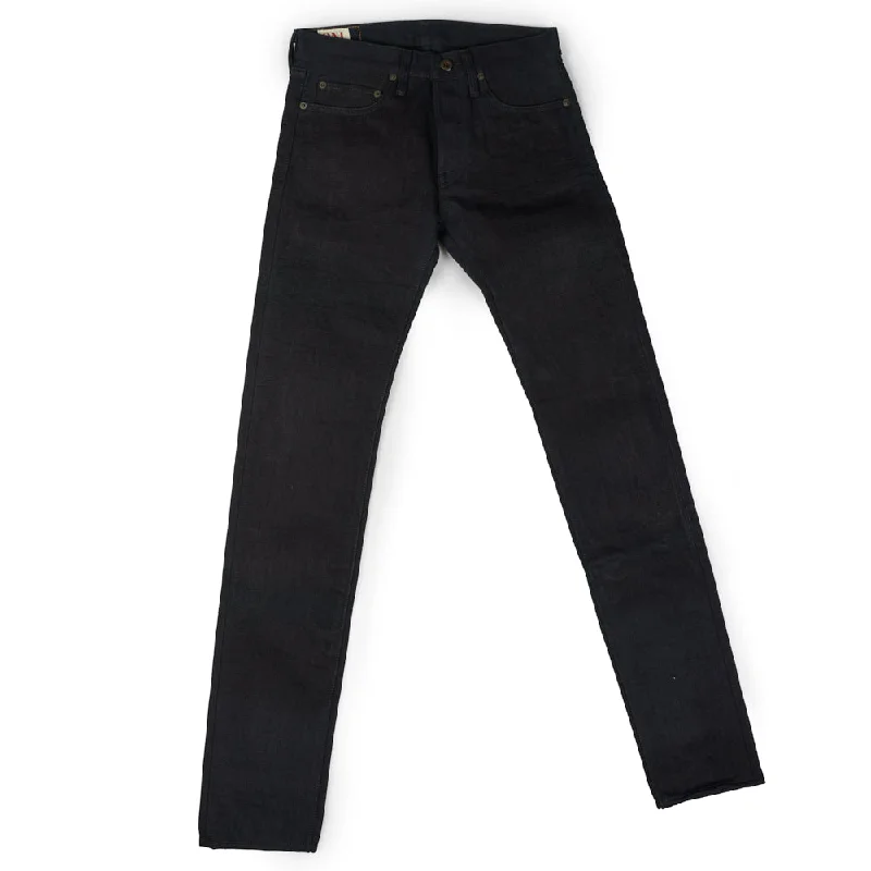 men's hunting pants-ONI 606 17oz Deep Indigo Slim Tapered Jean - Raw