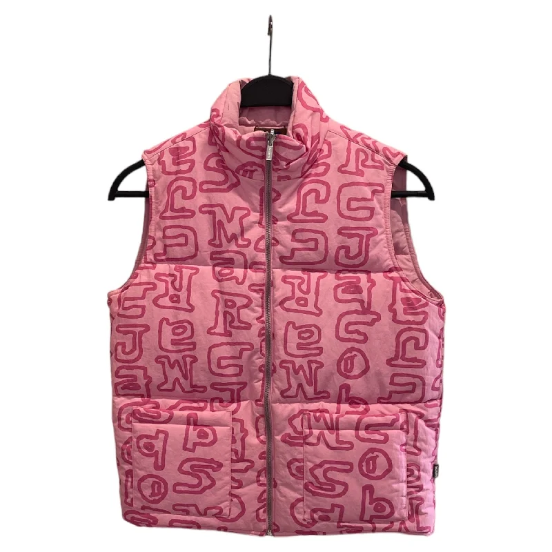 men's practical vests-HEAVEN/Puffer Vest/XS/All Over Print/Nylon/PNK/