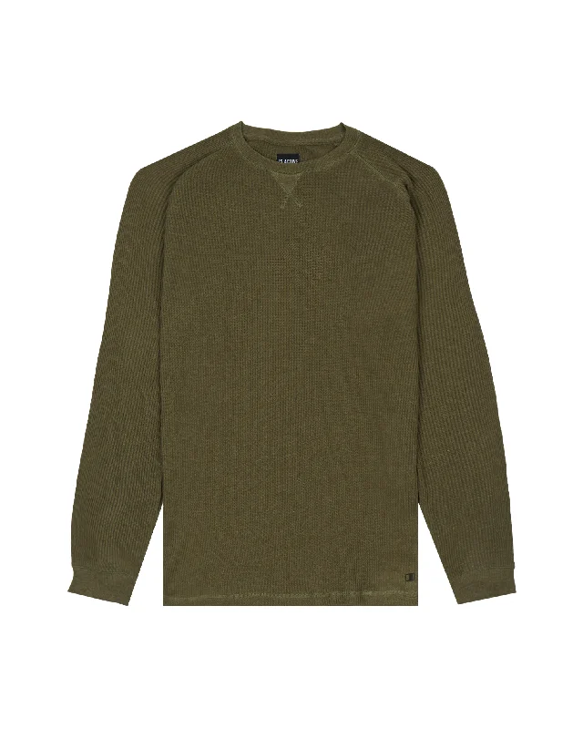 men's wardrobe essential t-shirts-Bellmar Waffle Knit