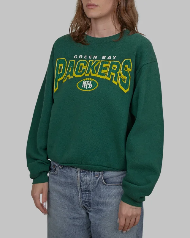 men's fashion sweatshirts-(S) 90s Green Bay Packers