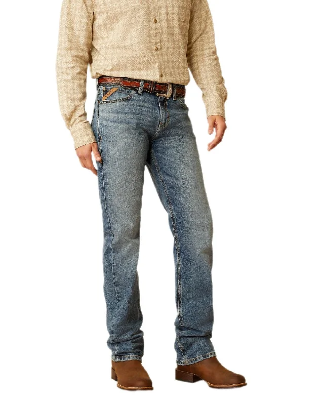 men's windproof trousers-Ariat Mens Modern Brickell Slim Leg Jeans