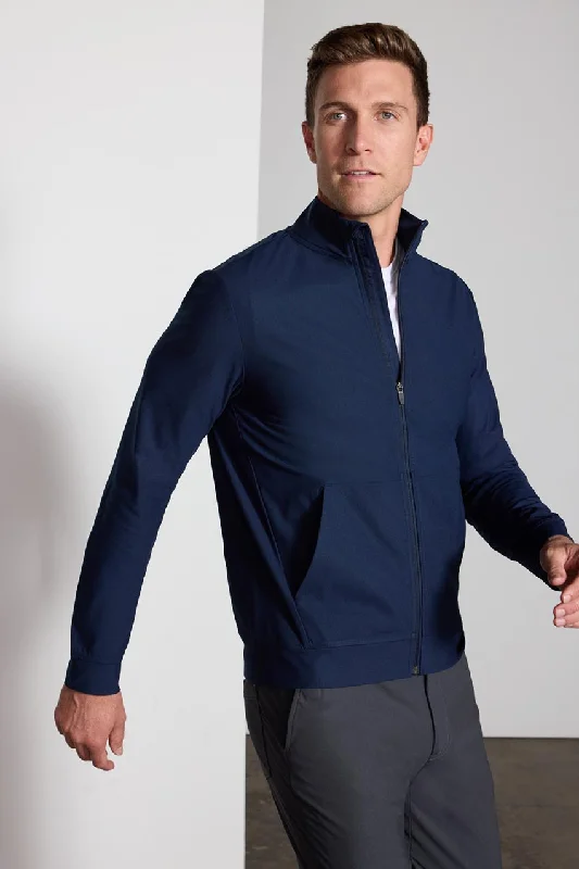 men's functional jackets-Limitless Full-Zip Jacket - Deep Navy