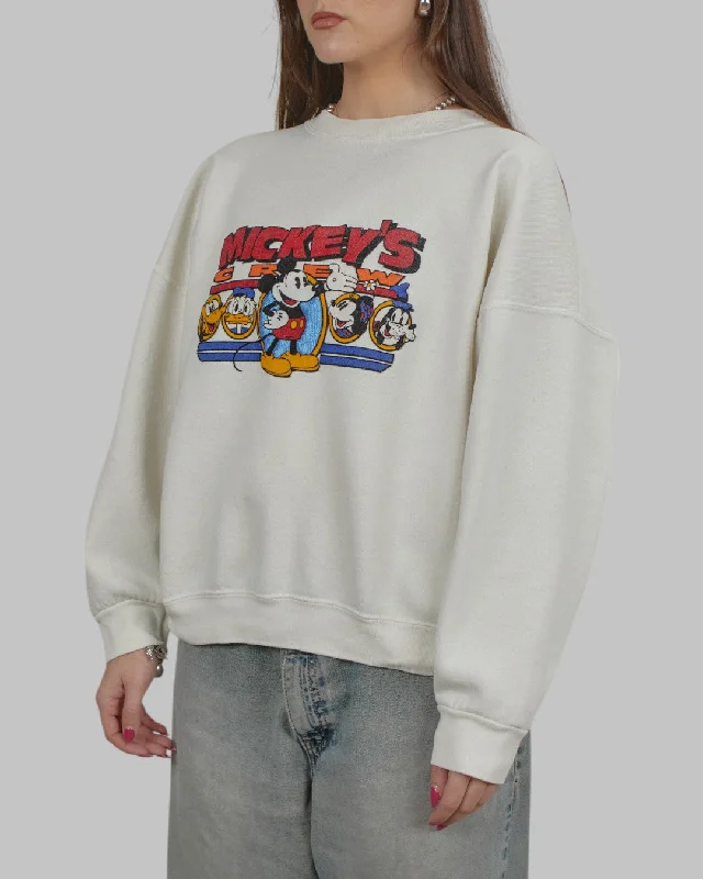 men's plain sweatshirts-(M) 90s Mickey's Crew