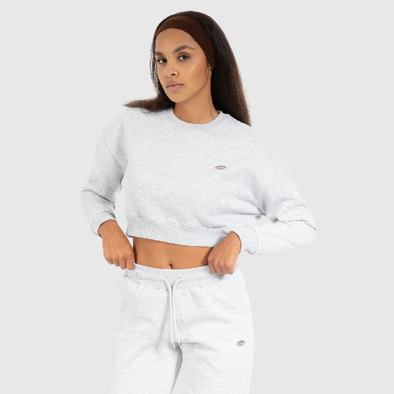 men's sun protection sweatshirts-Crop Sweatshirt Amelia