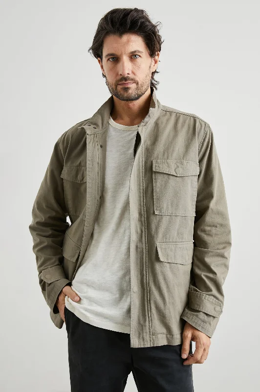 men's gym jackets-PAULSEN JACKET - SAGE