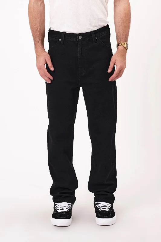 men's waterproof pants-A4 Taper Jean Patrick Black