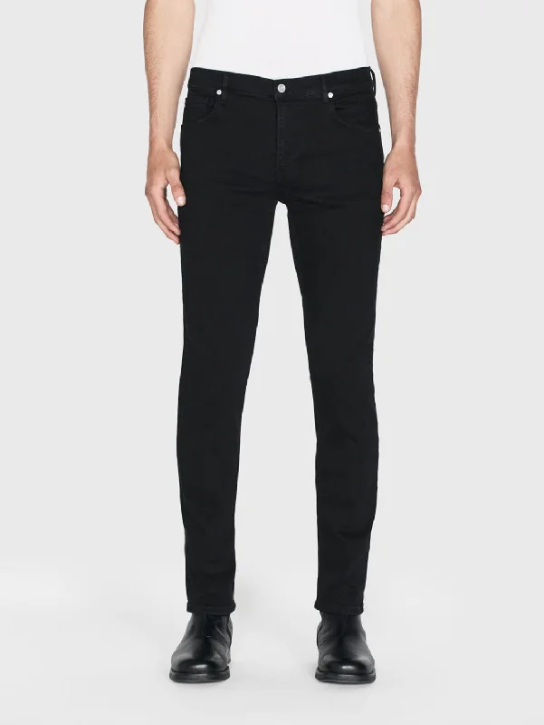 men's trendy trousers-Jetset Modern Straight Jean - Black