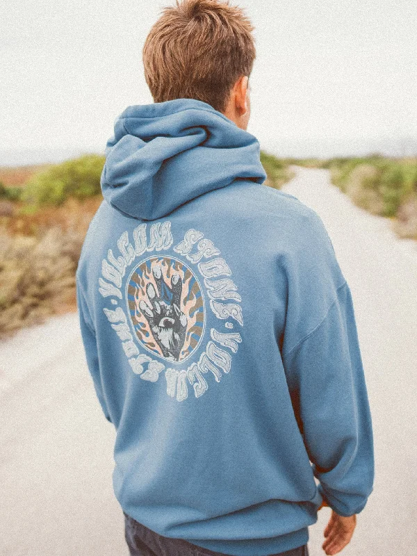 men's functional hoodies-Stone Oracle Hoodie - Stone Blue