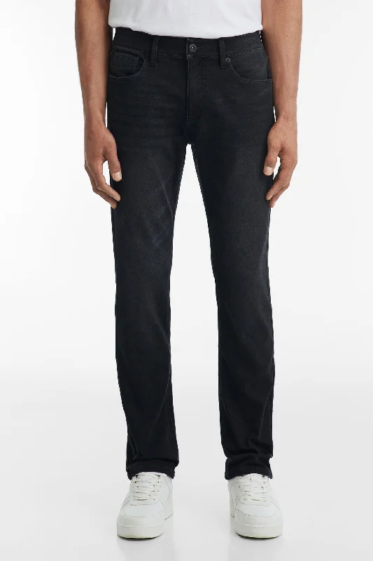 men's urban trousers-Jeans 5 poches coupe régulière Repreve 32'' - Homme