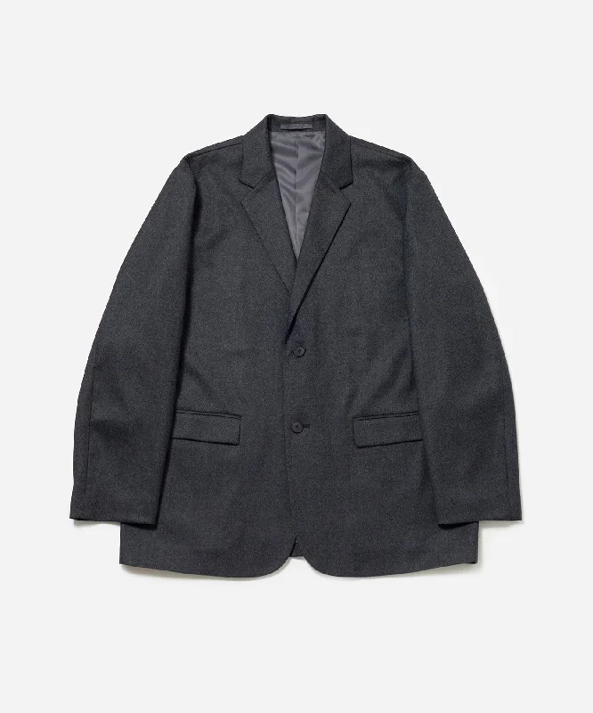 men's puffer jackets-Wool Saxony Tailored Jacket