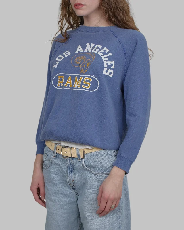 men's windproof sweatshirts-(XS) 70s Los Angeles Rams