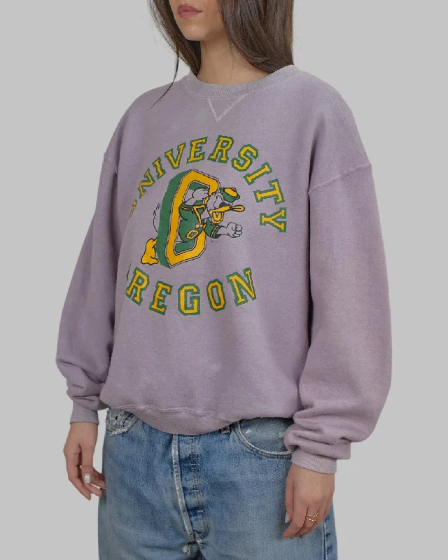 men's practical sweatshirts-(M) 90s University of Oregon