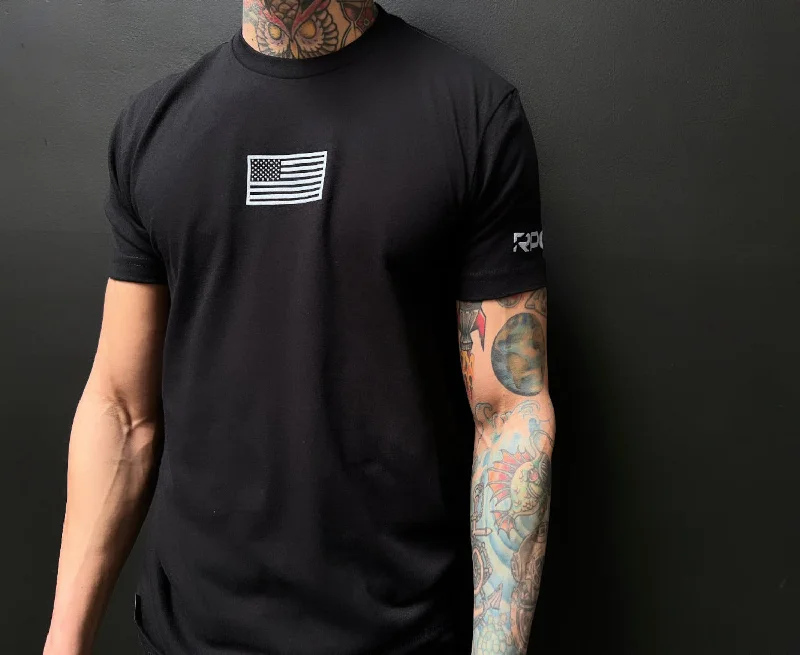 men's fall t-shirts-MEN'S RECON PERFORMANCE GEAR "BASIC" TEE- BLACK